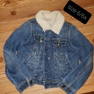 Girls Insulated Denim Jacket